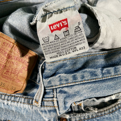 90s Levi's 501s- 33x29.5