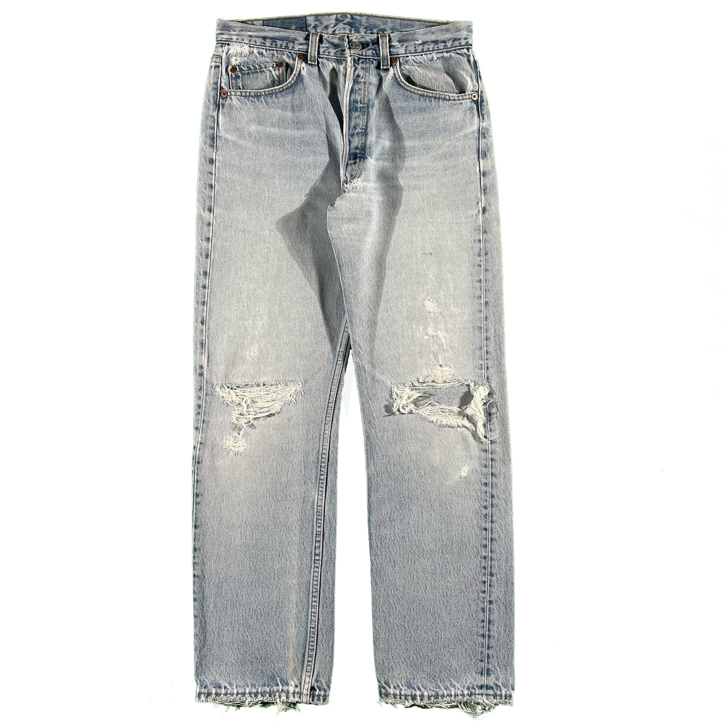 90s Distressed Levi's 501s- 30x28.5