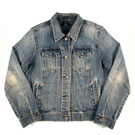 2005 Gap Denim Trucker Jacket- M