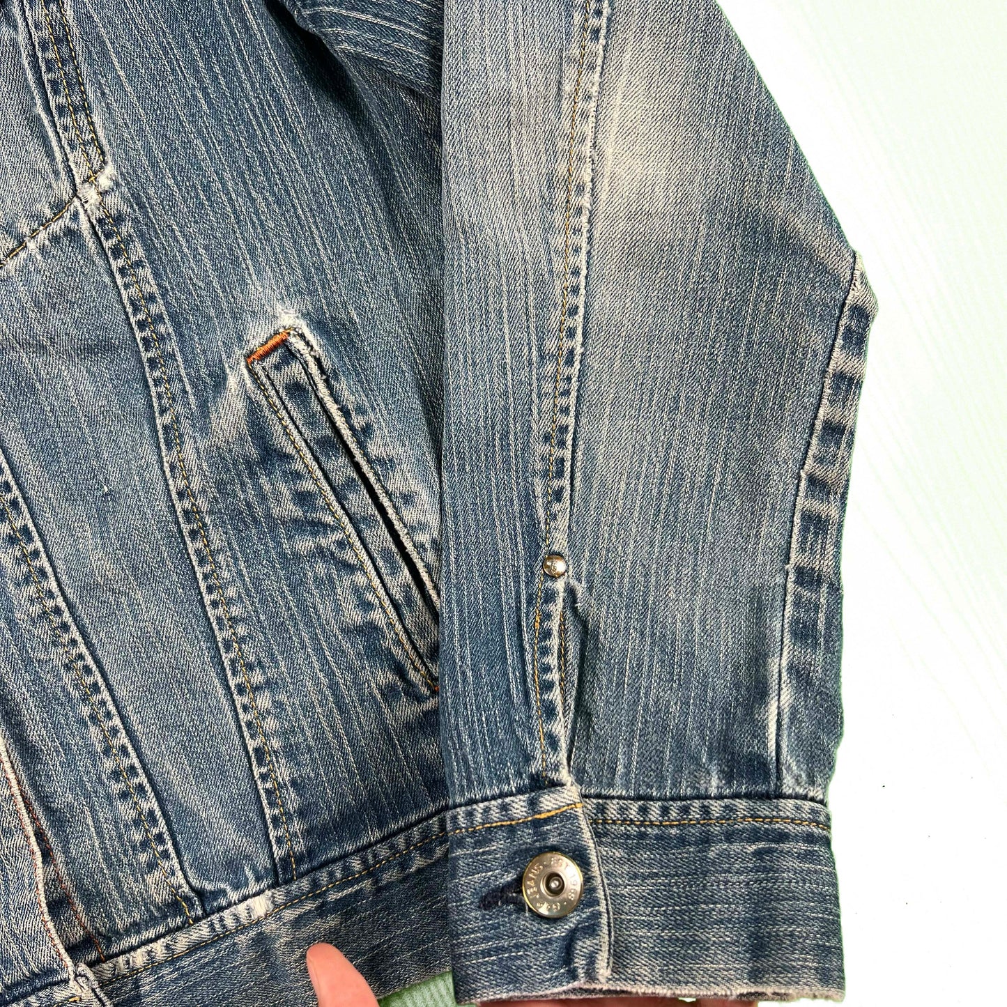 2005 Gap Denim Trucker Jacket- M