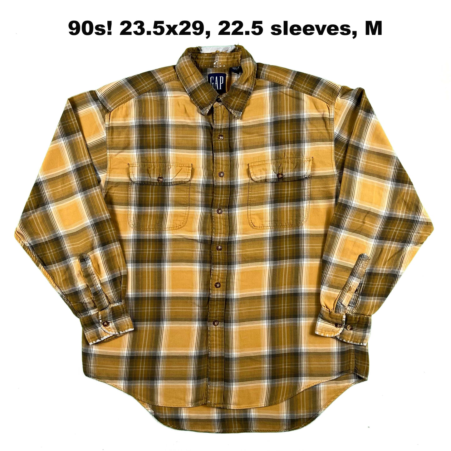 Vintage Gap 100% Cotton Flannel Shirts- SELECT SHIRT