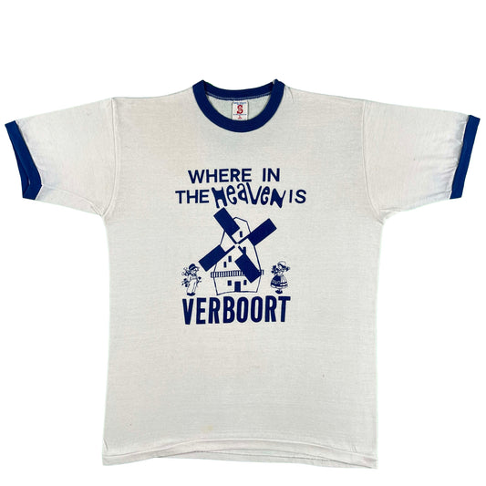 70s Where in the Heaven is Verboort Ringer Tee- M