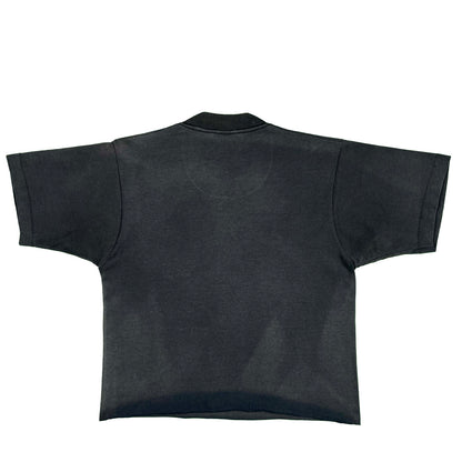 90s Sun Faded Black Espana Crop Tee- S