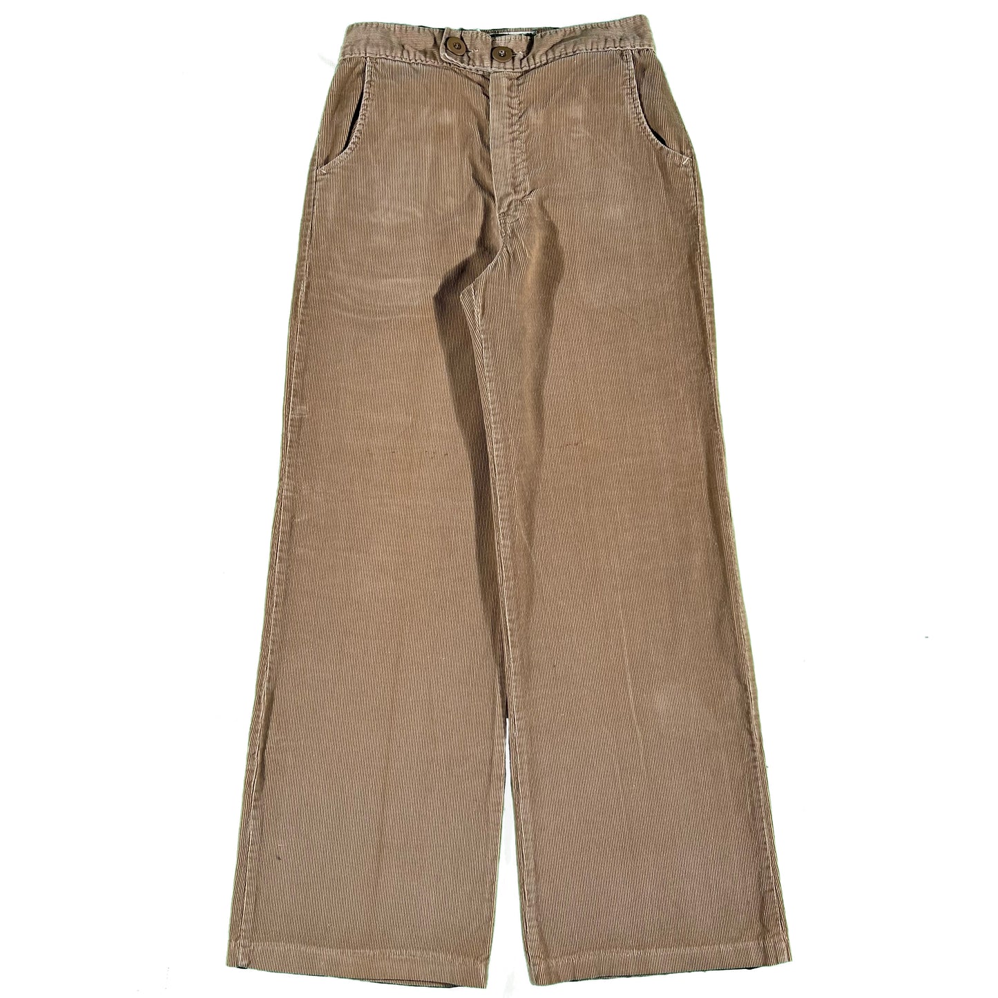 70s Wide Leg Corduroy Flares- 28x31