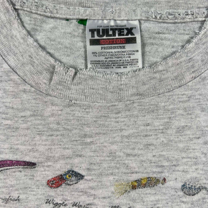 90s Cast of Thousands Fishing Lure Tee- M