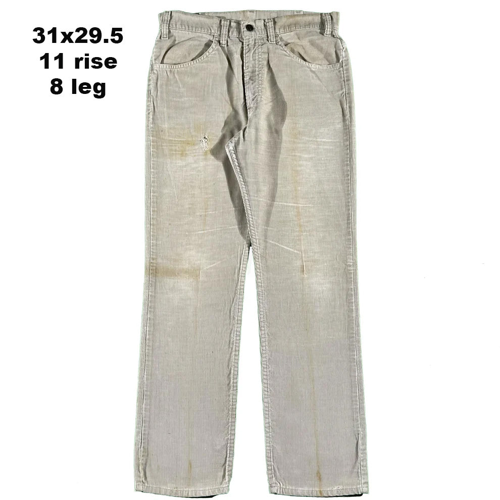 70s Levi's Straight Leg Corduroy Pants- SELECT PAIR