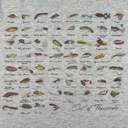 90s Cast of Thousands Fishing Lure Tee- M