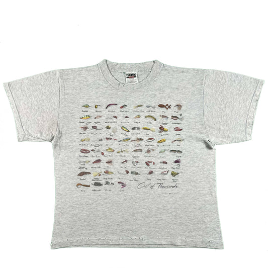 90s Cast of Thousands Fishing Lure Tee- M