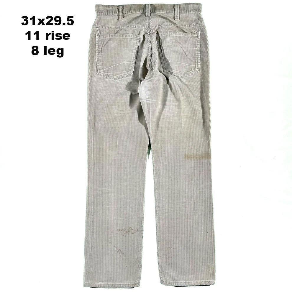 70s Levi's Straight Leg Corduroy Pants- SELECT PAIR