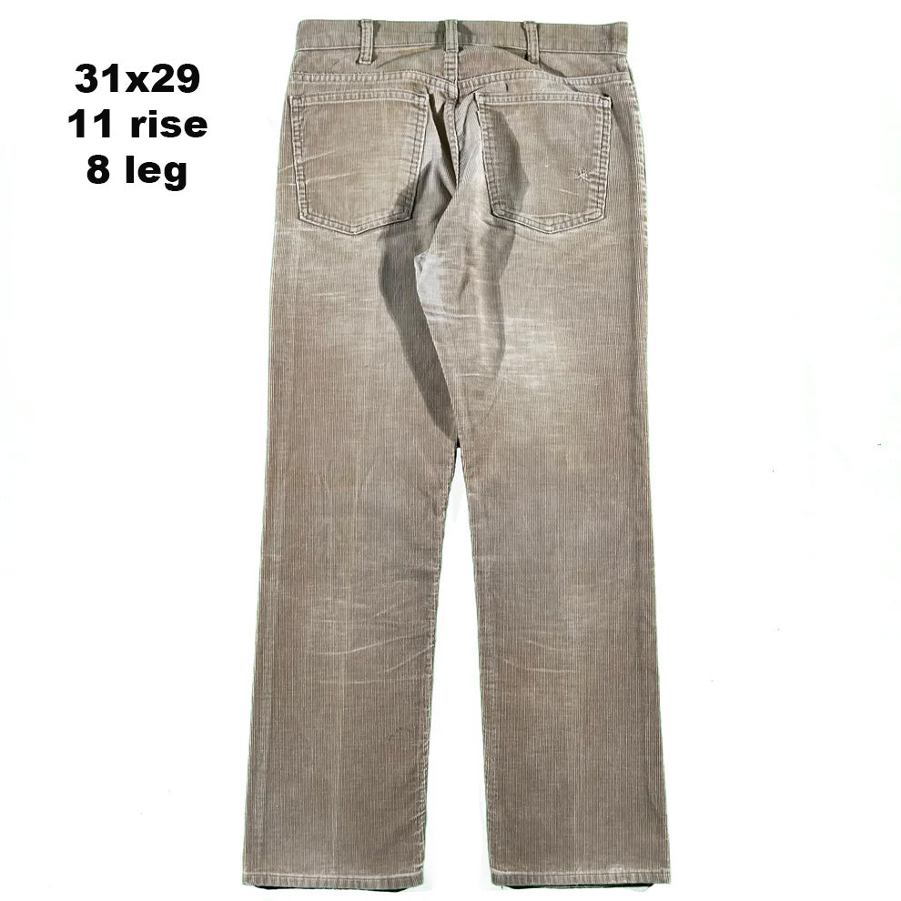 70s Levi's Straight Leg Corduroy Pants- SELECT PAIR