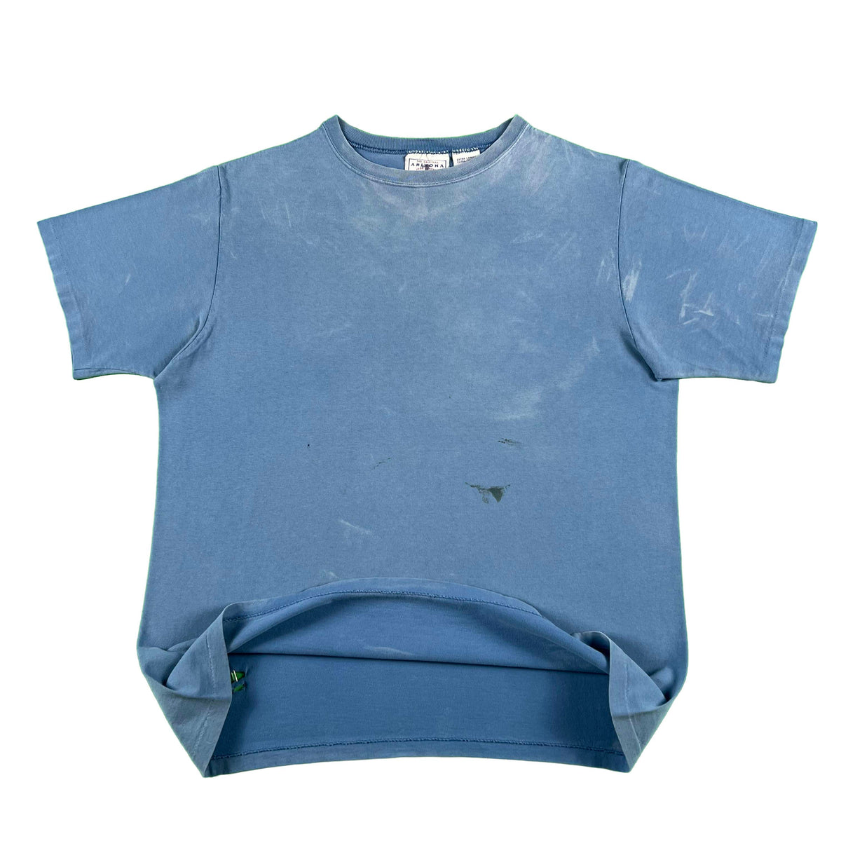 90s Sun Faded Blank Blue Tee- L