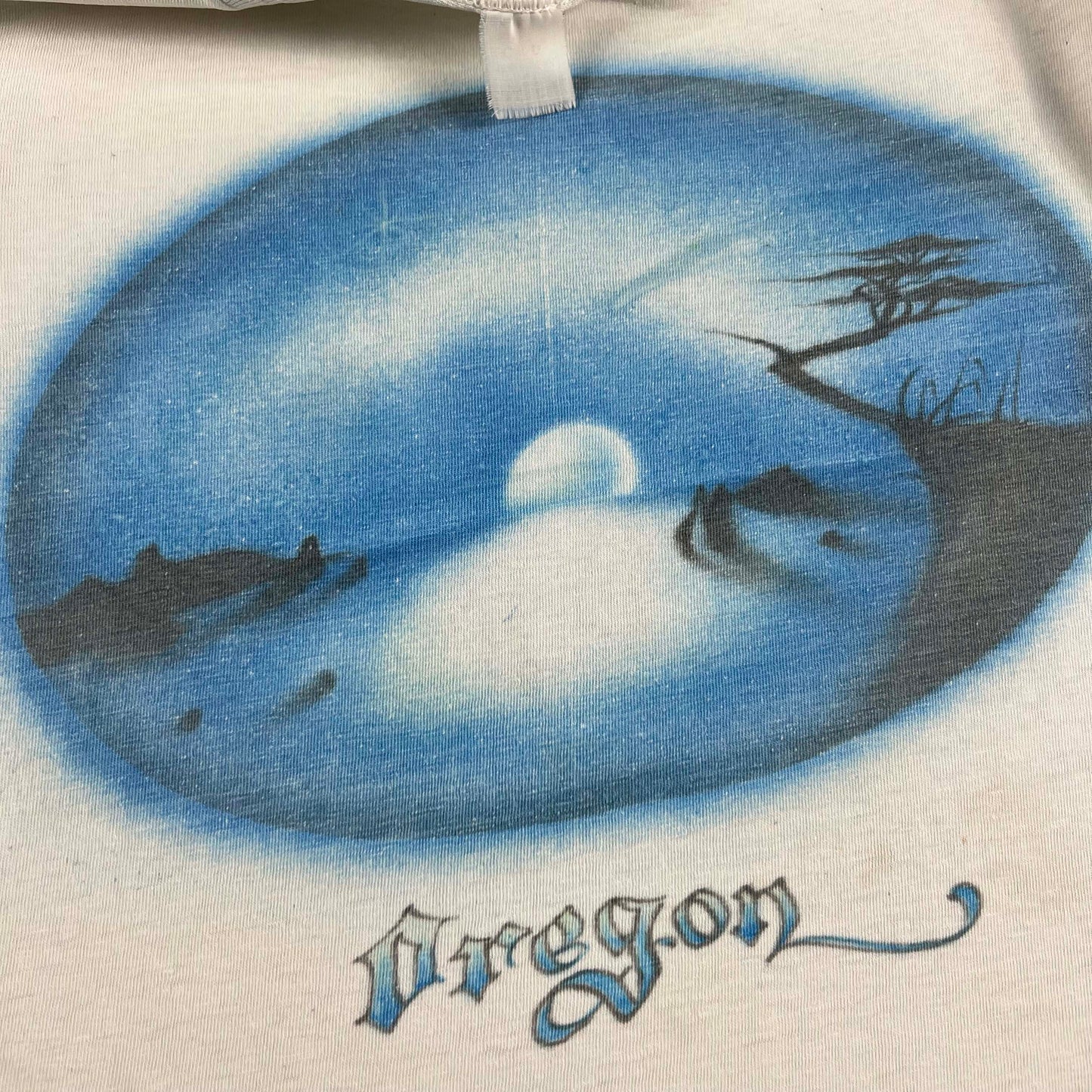 70s Oregon Airbrush Tee- M