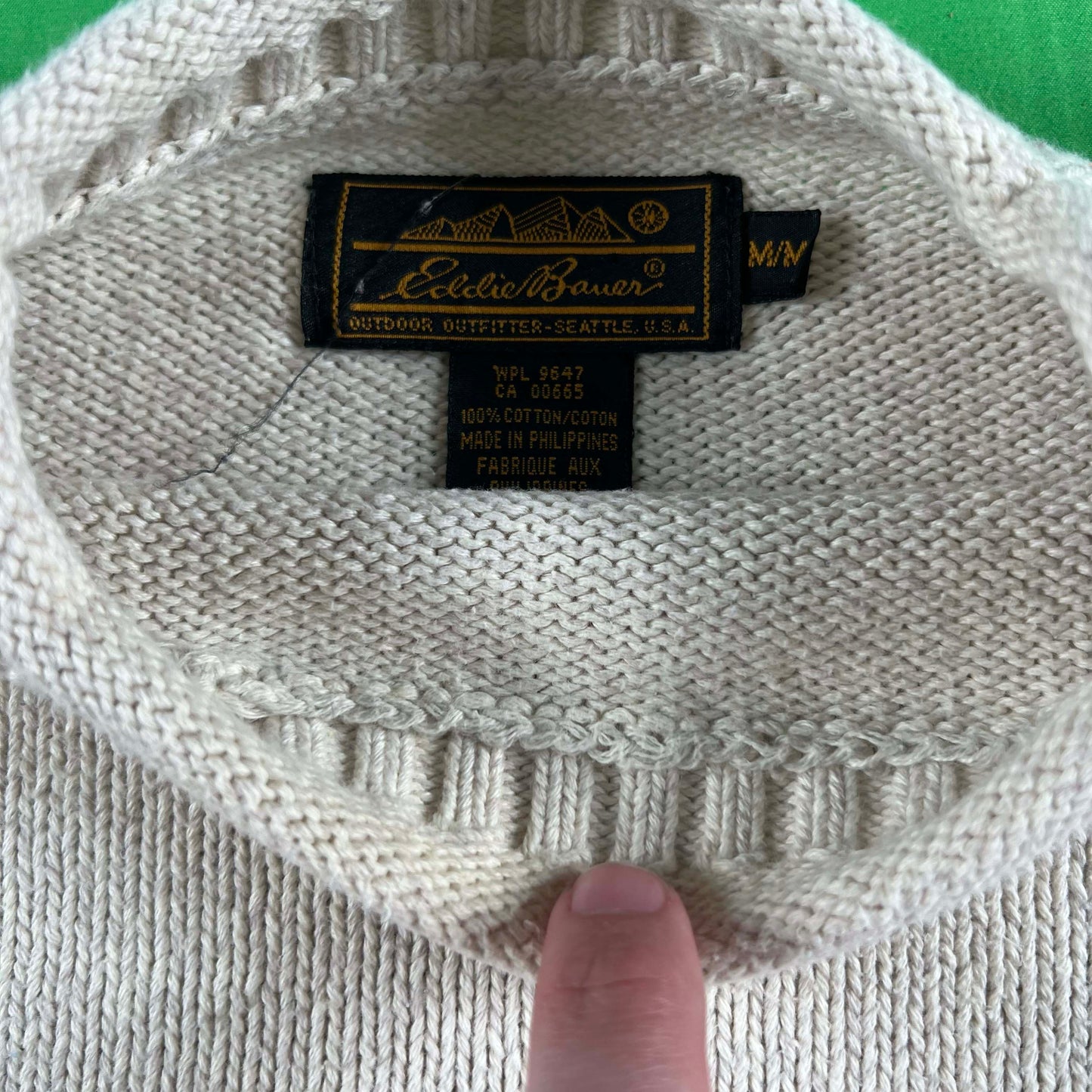 90s Eddie Bauer Rollneck Style Sweater- M