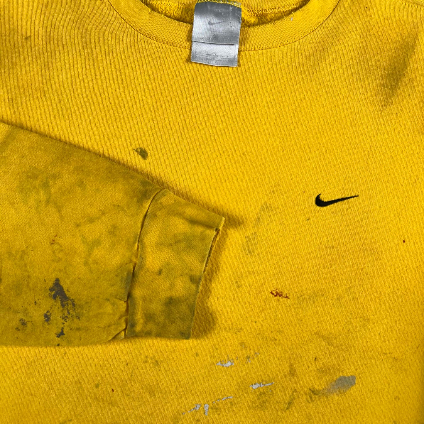 90s Nike Golden Yellow Painter's Sweatshirt- XL