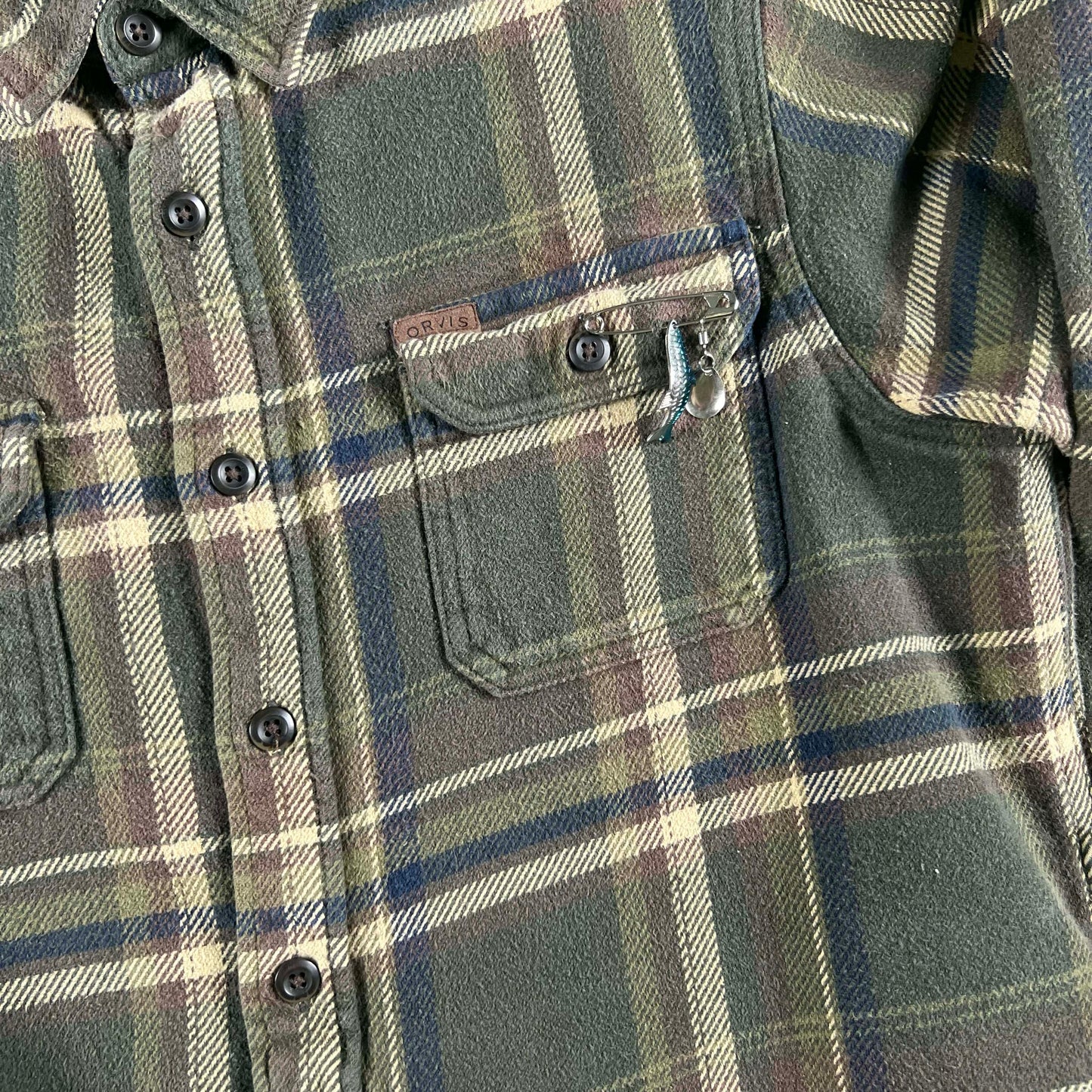 00s Orvis Heavyweight Cotton Charm Flannels w Pockets- SELECT SHIRT