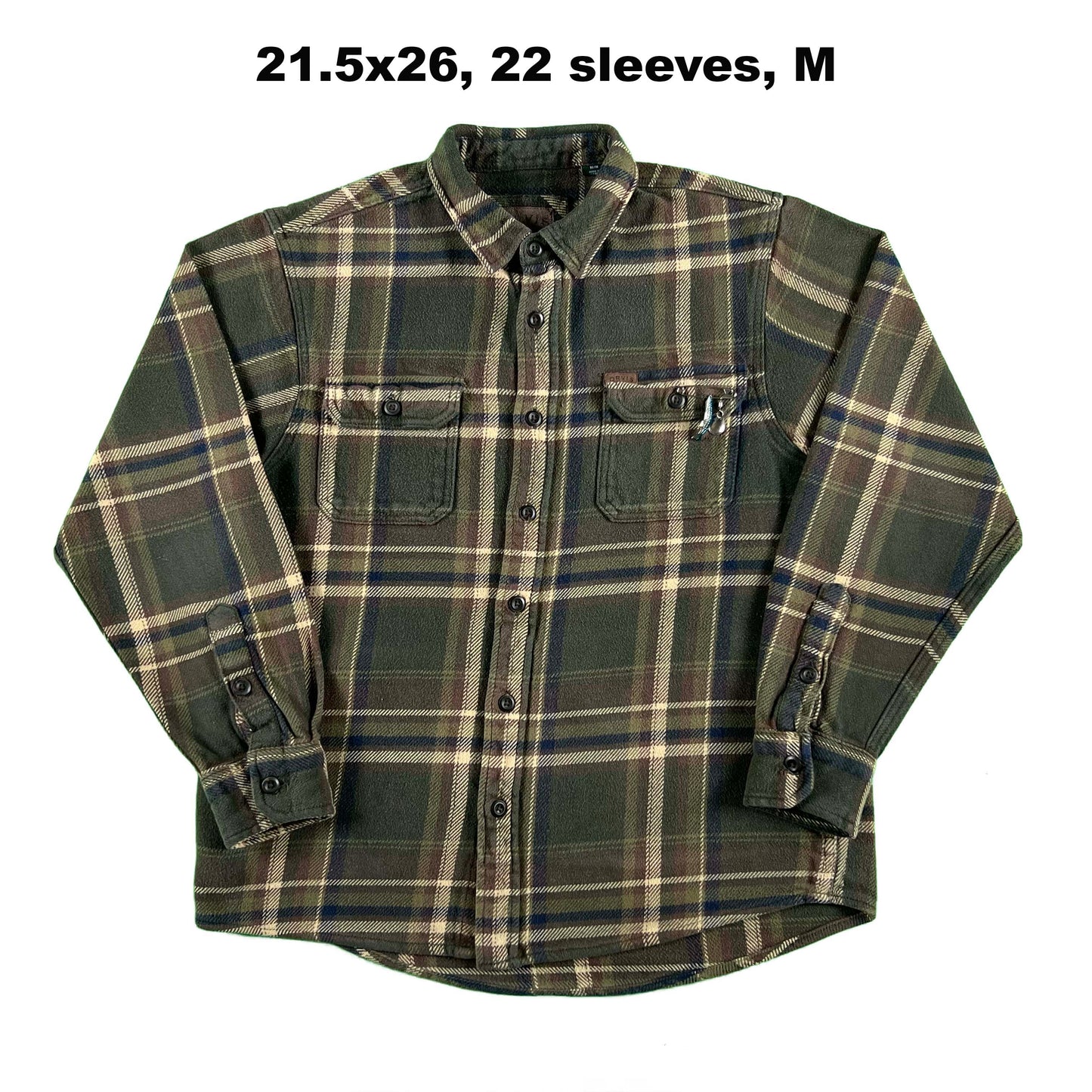 00s Orvis Heavyweight Cotton Charm Flannels w Pockets- SELECT SHIRT