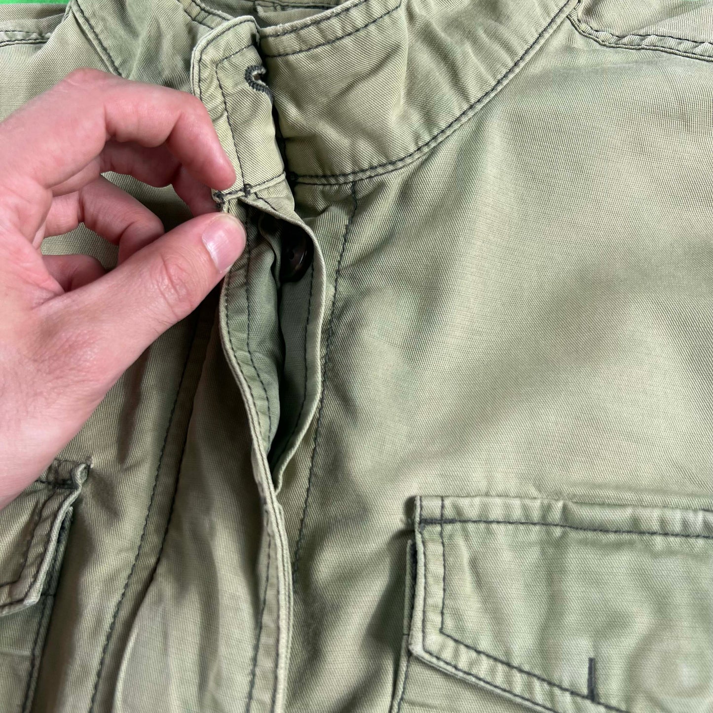 00s Gap Sun Faded Lightweight Cotton Jacket- M