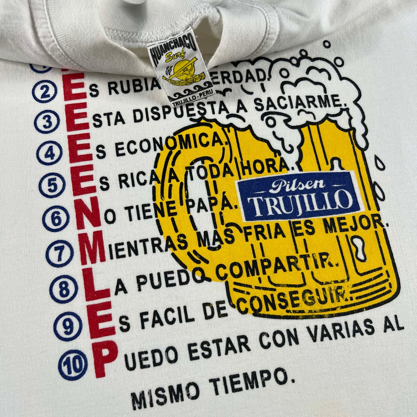 90s Peruvian Beer Tee- M