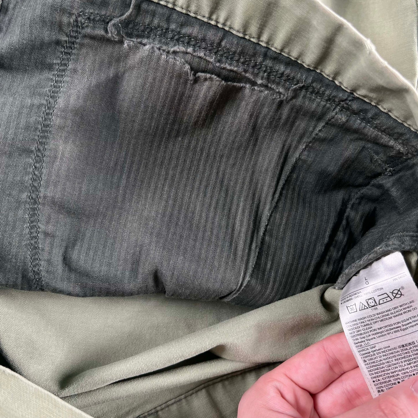 00s Gap Sun Faded Lightweight Cotton Jacket- M