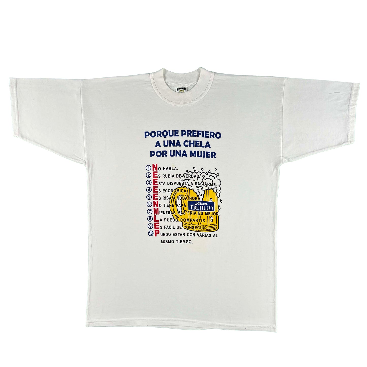 90s Peruvian Beer Tee- M