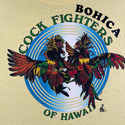 70s Cock Fighters of Hawaii Tee- L