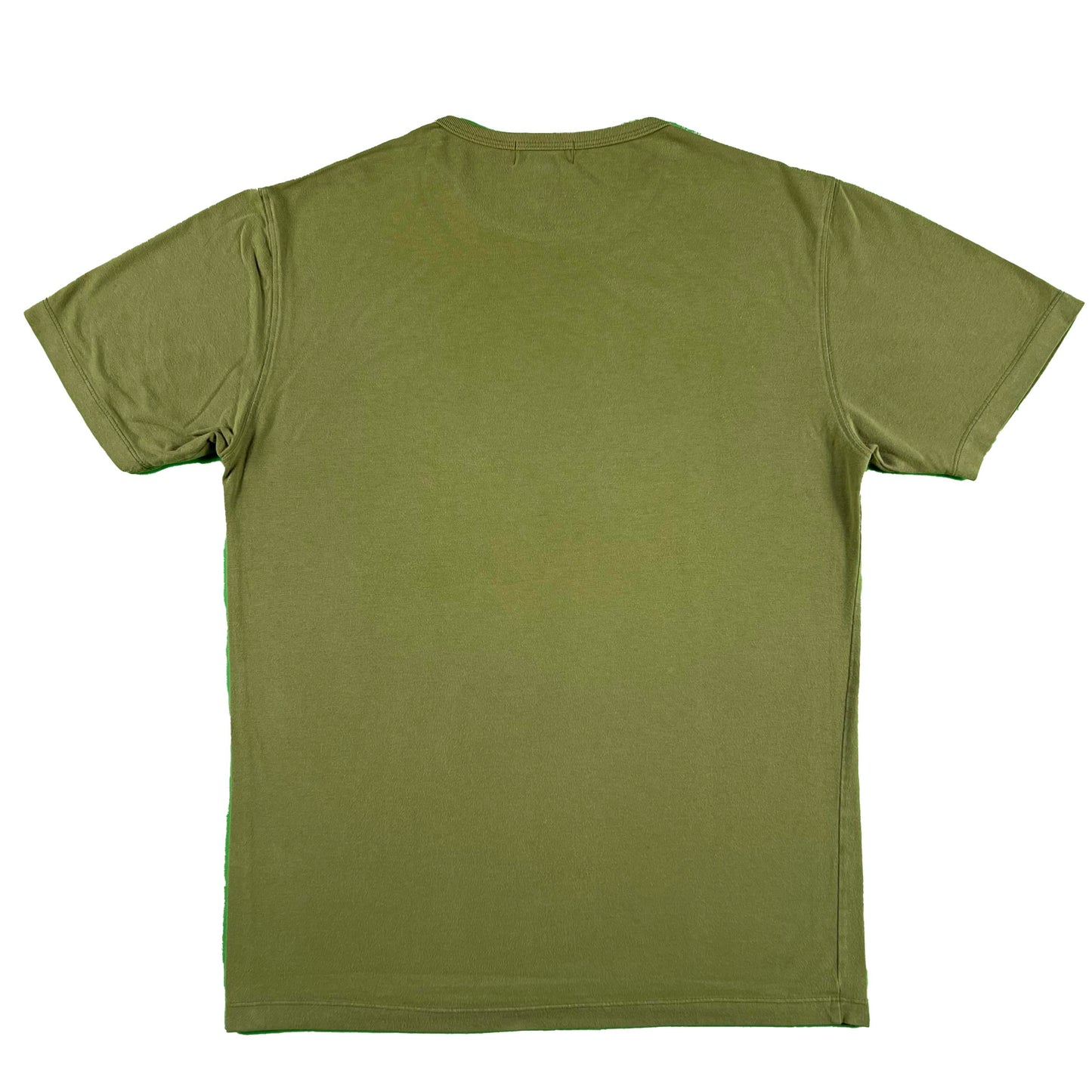 00s Olive Green Banana Republic Graphic Tee- M