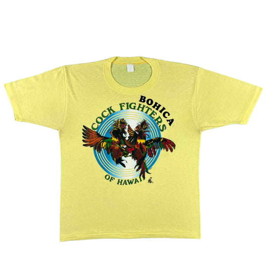 70s Cock Fighters of Hawaii Tee- L