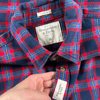 00s Abercrombie & Fitch Cotton Flannel Shirt- XL