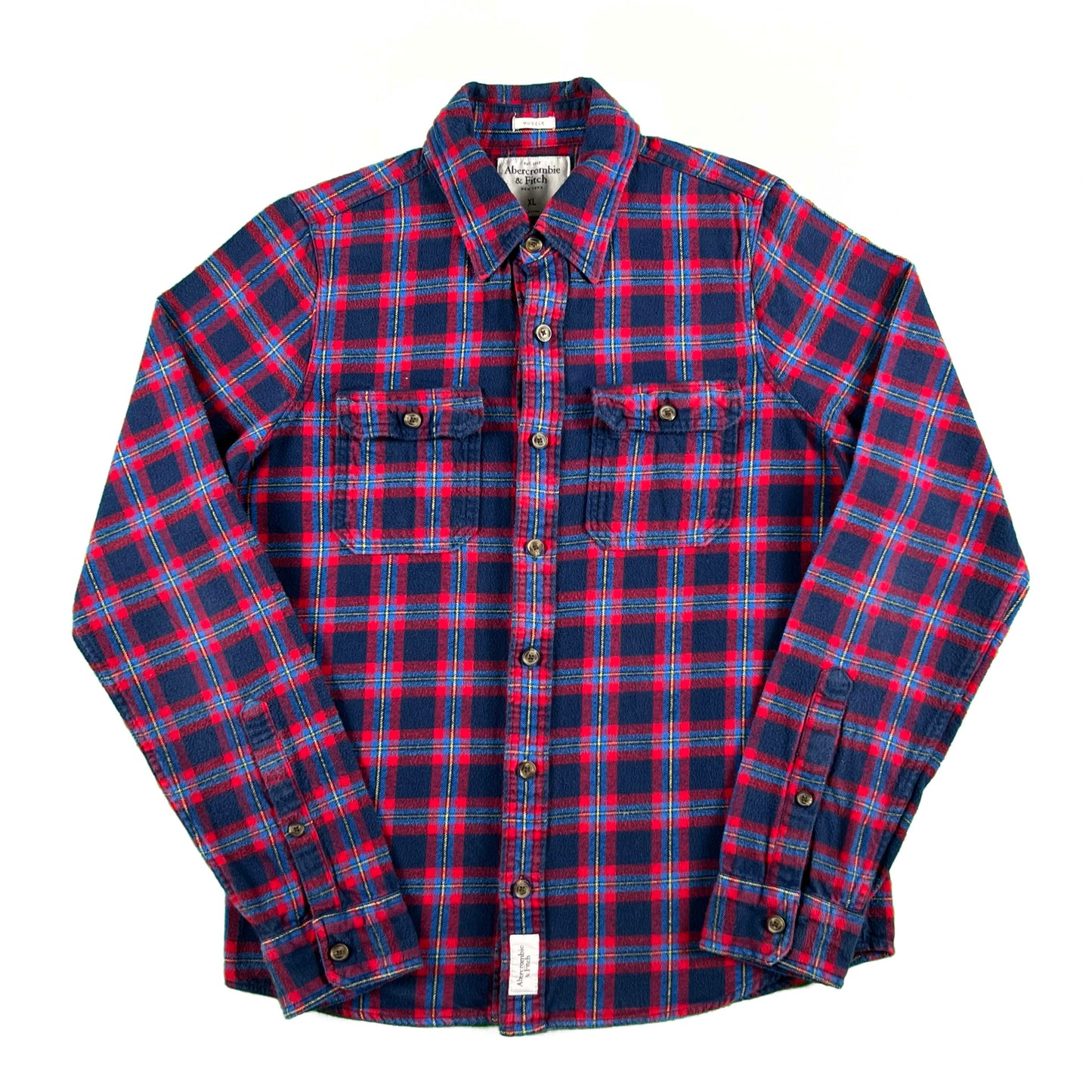 00s Abercrombie & Fitch Cotton Flannel Shirt- XL