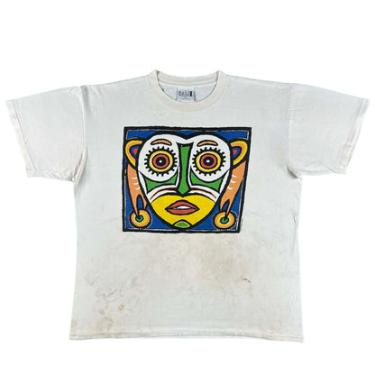 90s Bali Tribal Art Tee- XL