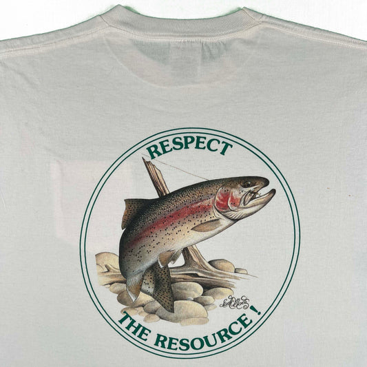 90s Catch & Release Rainbow Trout Tee- XL