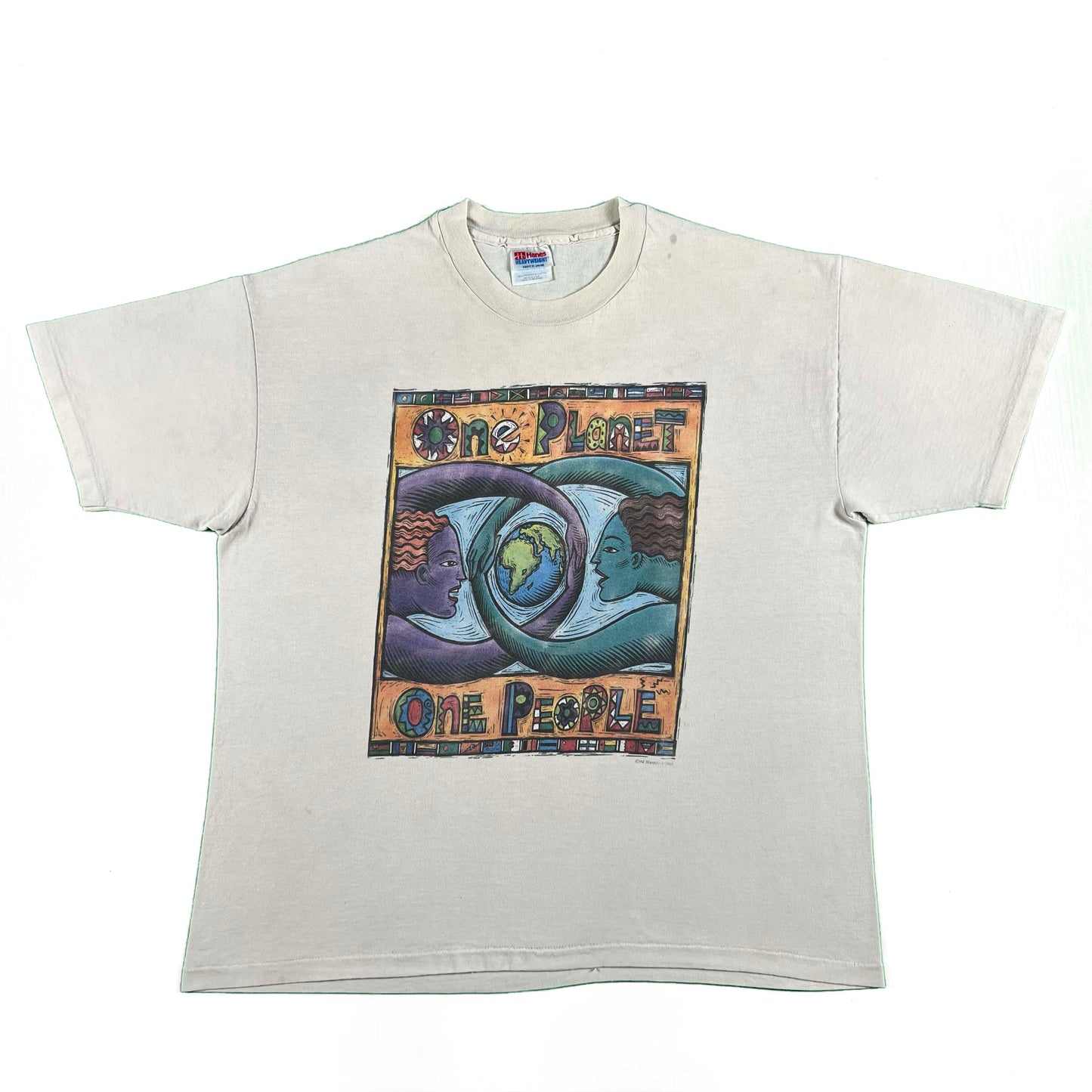 90s One Planet, One People Tee- XL