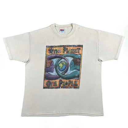 90s One Planet, One People Tee- XL
