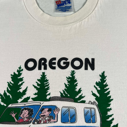 90s Oregon Happy Camper Tee- XL