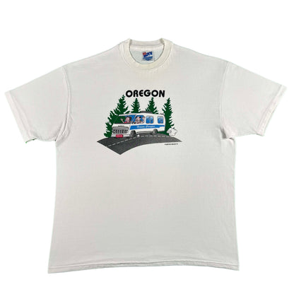 90s Oregon Happy Camper Tee- XL