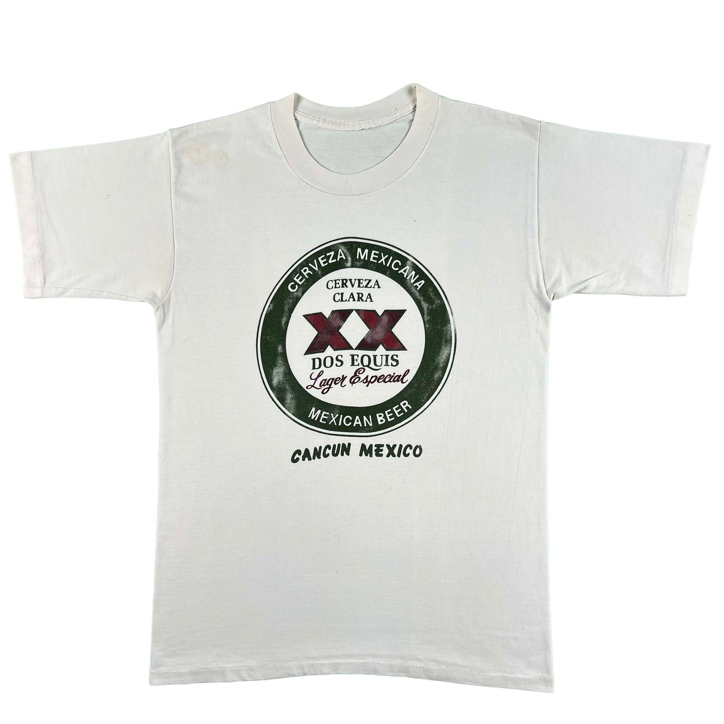 90s Cancun Dos Equis Cerveza Tee- L