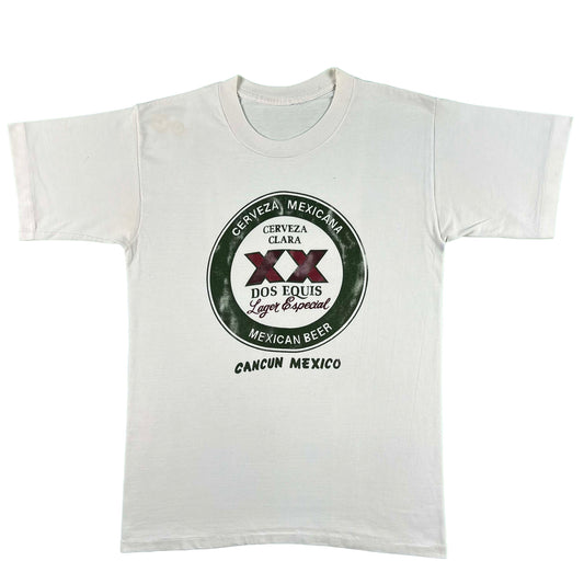90s Cancun Dos Equis Cerveza Tee- L