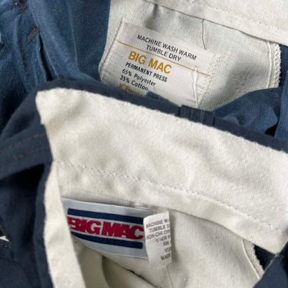 70s Navy Blue Big Mac Work Pants- 2 IN STOCK