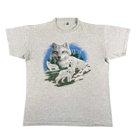 90s White Wolf Tee- XL