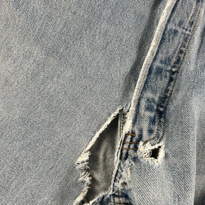 90s Levi's Thrashed Raw Hem 501 Denim- 32x27