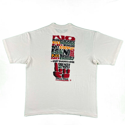 90s Drug Free Only Way 2 Play Tee- XL