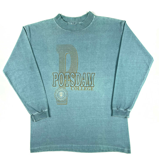 90s Potsdam College Long Sleeve Tee- L