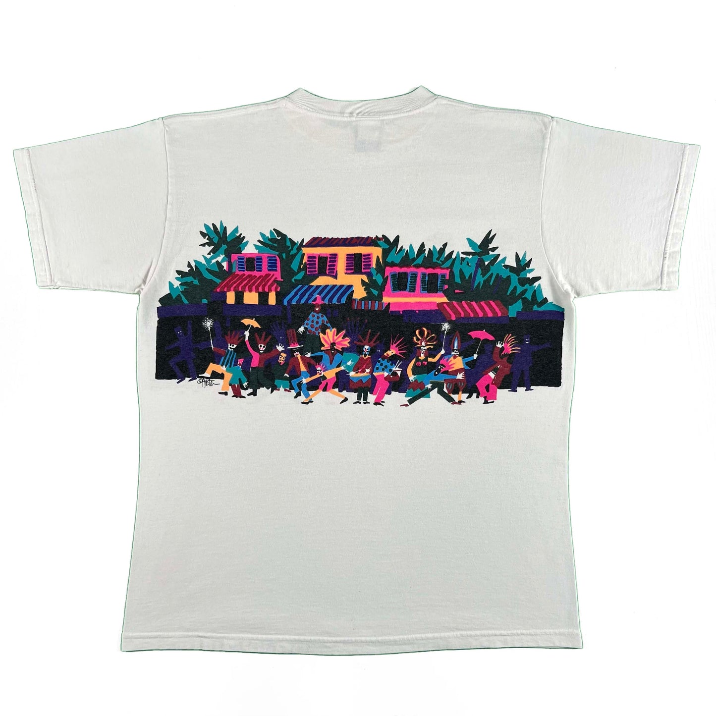 90s Paradise Island Bahamas Tee- XL