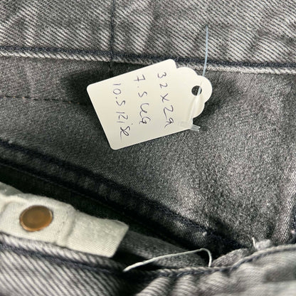 90s Faded Black Double Front Levi's 501 Denim- 32x29