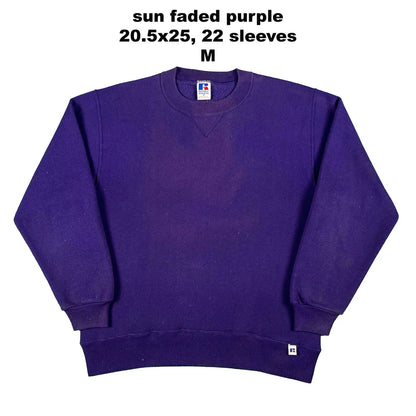 90s Russell Athletic Blank Sweatshirts- SELECT SWEAT – Plum 90s Russell Athletic Blank Sweatshirts- SELECT SWEAT – Plum