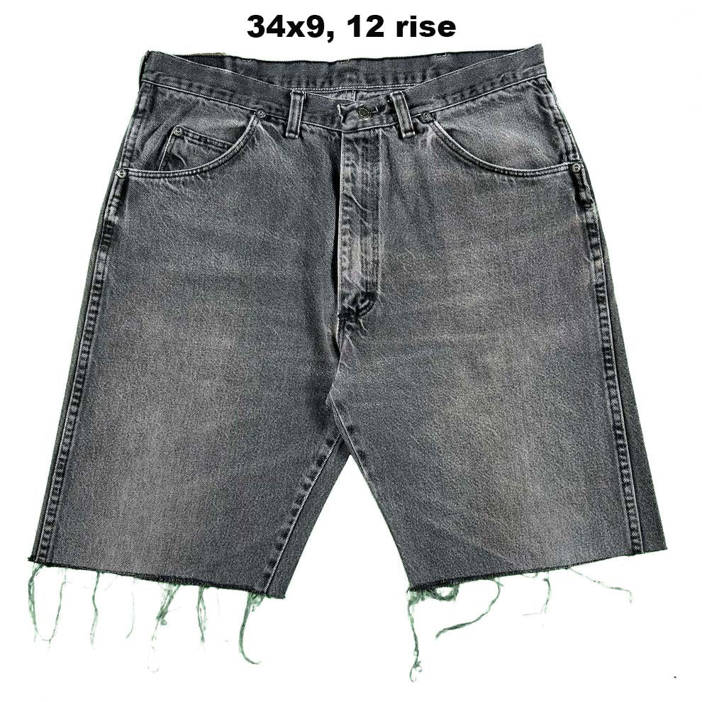 Vintage Wrangler Black Cut Off Denim Shorts- SELECT PAIR