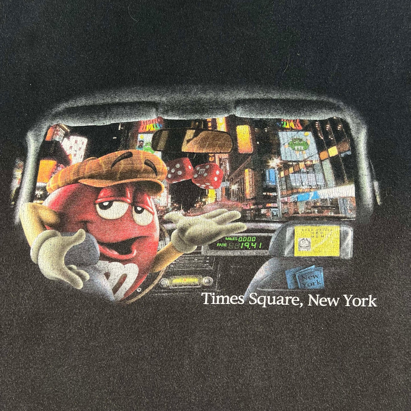 00s M&Ms Times Square NYC Tee- XL