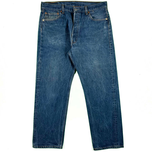 90s Levi's 501 Dark Wash Denim- 33x28