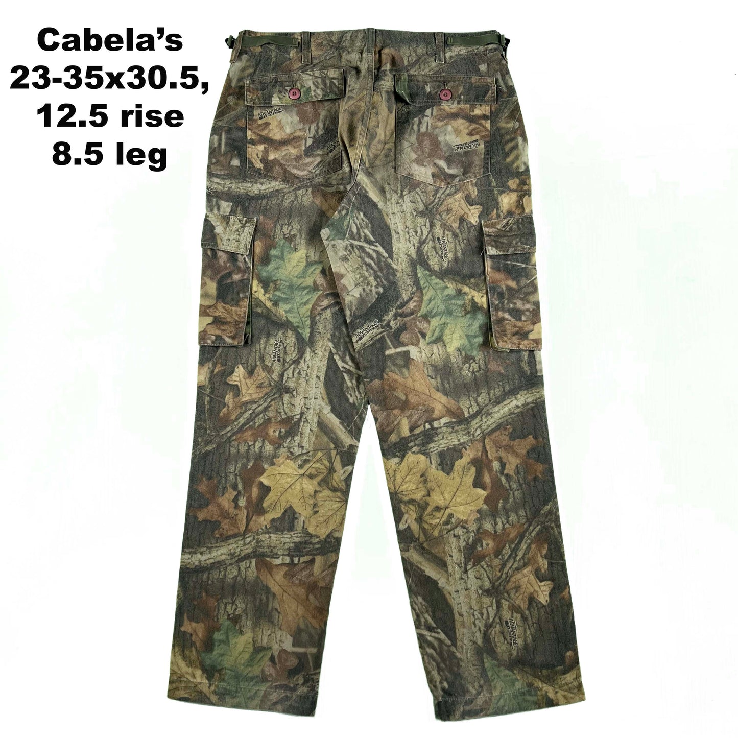 Vintage Baggy Camo Cargo Pants- SELECT PAIR