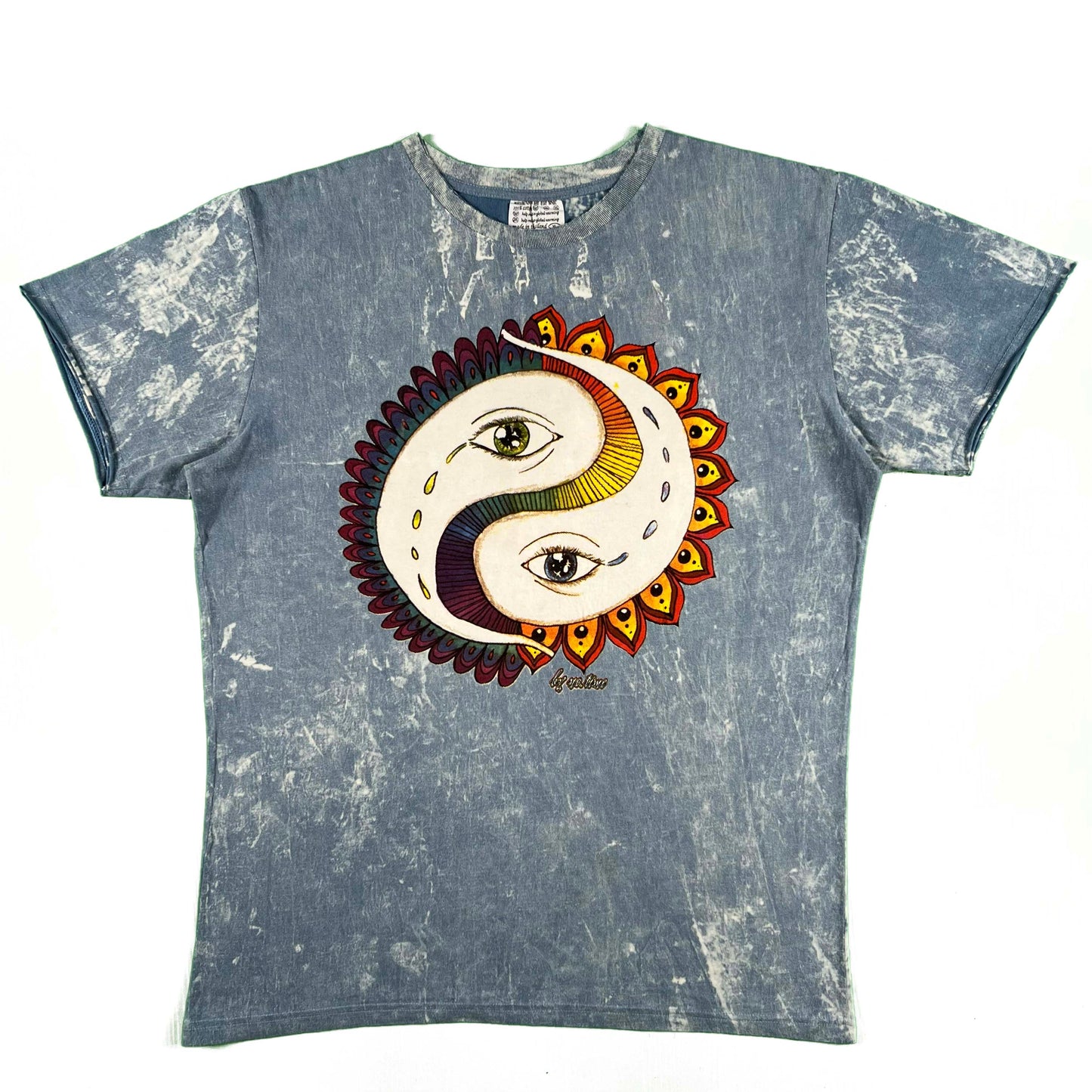 00s Hippie Sun Tie Dye Tee- XL